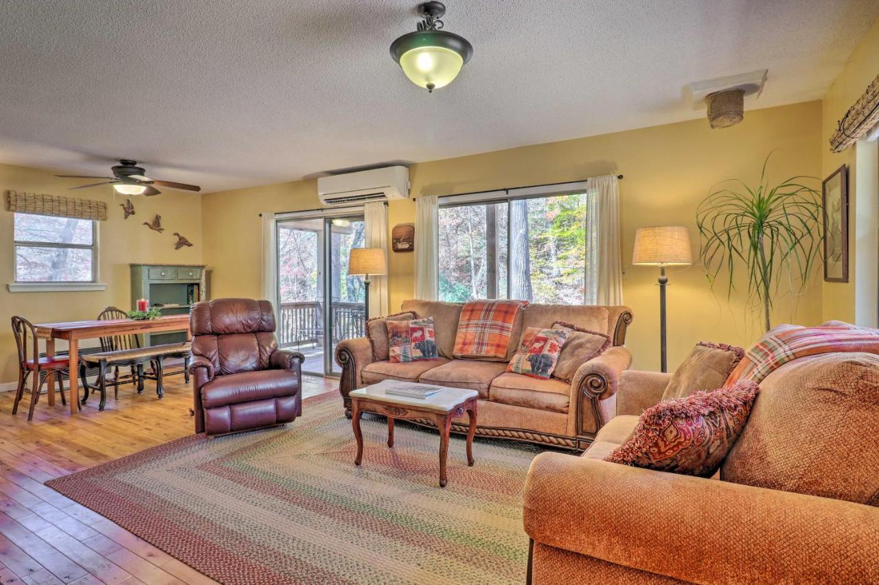 Villa Creekside Retreat With Deck, 18 Miles To Wolf Ridge Weaverville Exterior foto