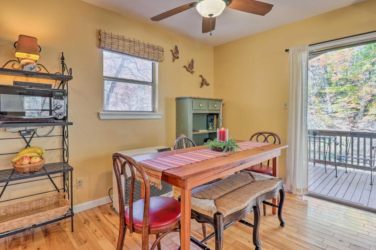 Villa Creekside Retreat With Deck, 18 Miles To Wolf Ridge Weaverville Exterior foto