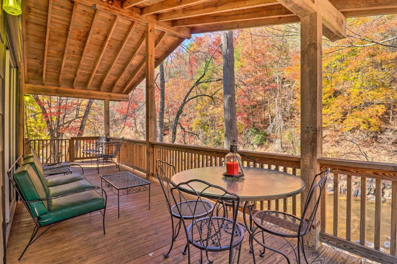Villa Creekside Retreat With Deck, 18 Miles To Wolf Ridge Weaverville Exterior foto