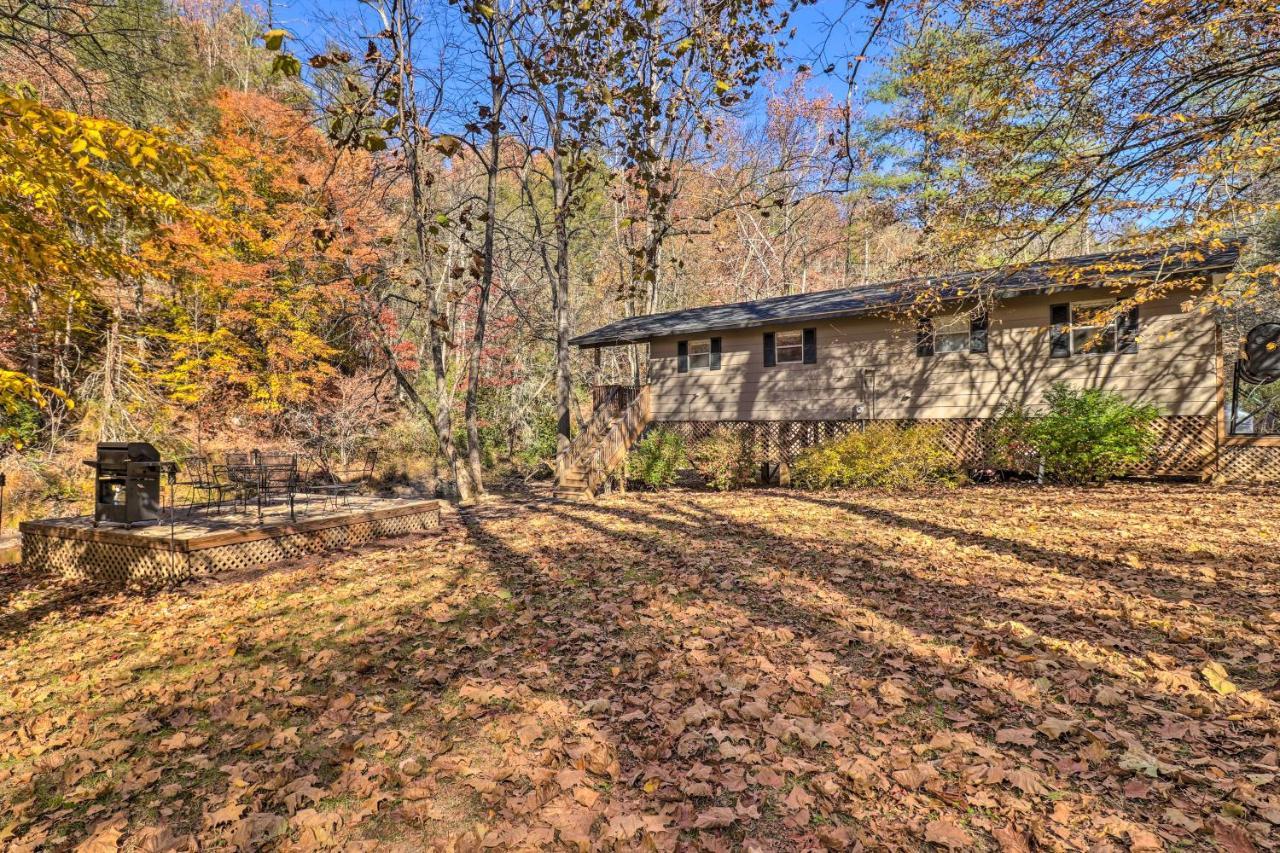 Villa Creekside Retreat With Deck, 18 Miles To Wolf Ridge Weaverville Exterior foto