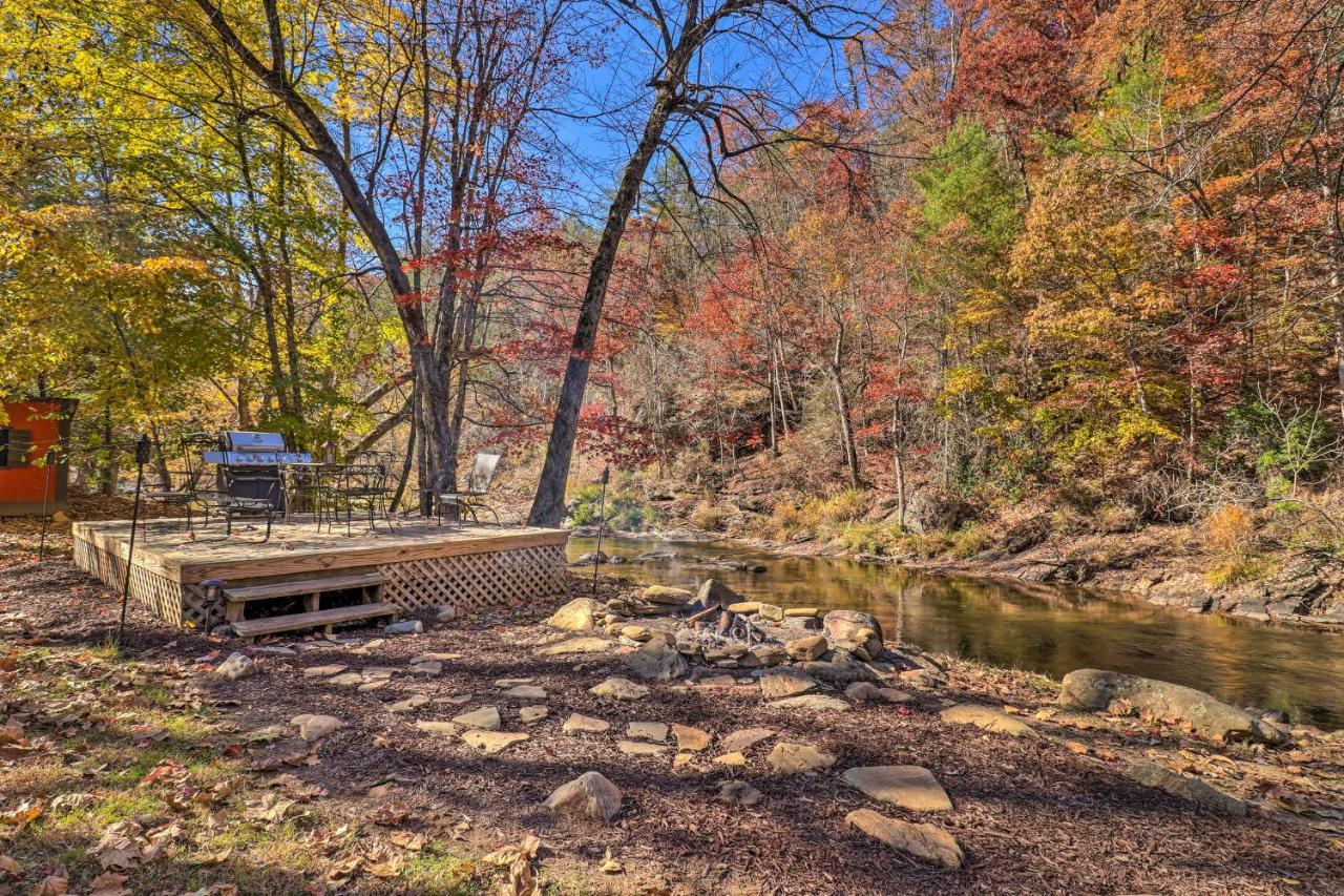 Villa Creekside Retreat With Deck, 18 Miles To Wolf Ridge Weaverville Exterior foto